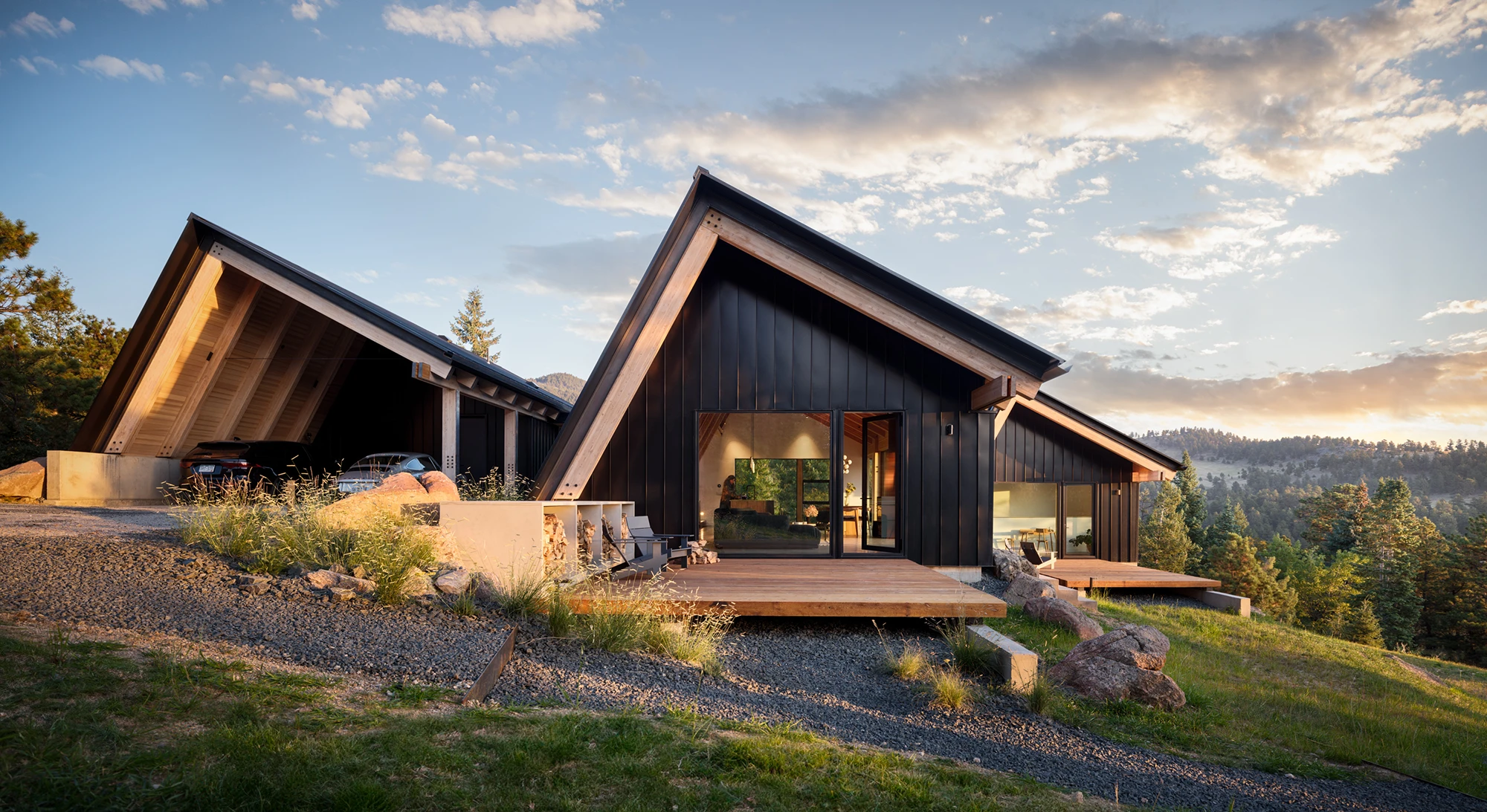A landscape design in Colorado by Green Landscape Design.